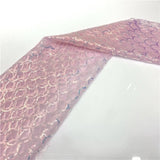 Yeknu  1 Yards Fish Scale Sequin Glitter Fabric Net Embroidery Spring and Summer for DIY Sewing Clothes Skirts Dresses Handmade Cloth