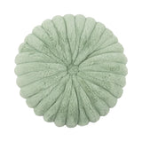 Yeknu  Round Velvet Cushion Warm Plush 3D Pumpkin Throw Pillow For Office Chair Living Room Couch Bed Home Decor Soft Stuffed Cushion