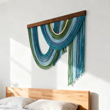 Yeknu  80x88cm Handmade Wall Hanging Decor Luxury Artistic Tapestry for Living Room Sofa Bedroom Bede Wall Carpet Home Decor