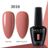 Yeknu  15ml Gel Nail Polish LED Semi-permanent Summer Varnish UV Vernis Blue Color Enamels For Nails Gellak Top Coat Base Polish