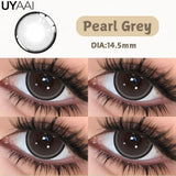 Yeknu  NEW Color Contact Lenses For Eyes Beauty Color Contact Cosmetic Beauty Natural Color Pupils Black Lens Big Eyes Green lens
