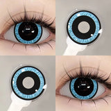 Yeknu  Cosplay Contact Lenses Cosmetic Colored Pupils Hallowen Contacts Beauty Women Makeup Blue Lens Eye Contact Cosplay Pupils