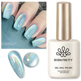 Yeknu  15ml Aurora Glitter Gel Nail Polish Iridescent Pearl Shimmer Effect Soak Off UV LED Manicure Varnishes