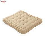 Yeknu  Home Creative Soft Biscuit Shape Cushion Classical Pillow Chair Car Seat Pad Decorative Cookie Tatami Back Cushion Sofa