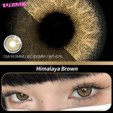 Yeknu  Natural Brown Big Eyes Color Contact Lenses for Eyes Blue Beauty Natural Pupils Style Lens Contacts Fast Shipping Yearly