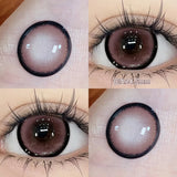 Yeknu  1 Pair Pink Series Contact Lenses for Eyes Beauty Pupils Makeup Eye Lenses for Myopia Natural Color Lenses Blue Lenses