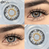 Yeknu  NEW Cleopatra Series Contact Lenses Cosmetics Eye Color Lenses Woman Accesories Black Lens Makeup Beauty Brown Lenses