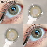 Yeknu  1 Pair Colored Contact Lenses With Prescription Myopia Lenses Brown Contact Lenses High Quality Natural Lenses
