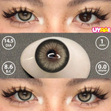 Yeknu  Color Contact Lens Black Lenses Natual look Brown Beauty Pupils Makeup Blue Contact Gray Eyes Women Cosmetic Fashion Lens