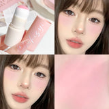 Yeknu  Cloud Soft Matte Blush Stick for a vibrant, brightening, natural bare makeup look, enhancing flawless skin tone