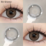 Yeknu  Color Contact Lenses ID Series Green Lense Beauty Pupils Cosmetic Makeup Blue Eyes Lens Colored Pupils Gray Natural