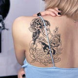 Yeknu  Japanese geisha, lasting 1-2 weeks waterproof, temporary tattoo stickers, man and woman,semi-permanent arm fake tattoos