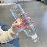 Yeknu  500ml Elegant Leakproof Water Bottle with Time Scale Stay Hydrated Daily Lightweight & Portable for Fitness & Outdoor Adventures
