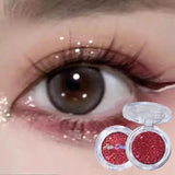 Yeknu  Multi Color Monochrome Glitter Eyeshadow Mermaid Shimmer Waterproof Compact Portable Vegan Certified Easy Blend