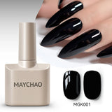 Yeknu  Cherry Red Gel Nail Polish 12ml Glossy Semi Permanent Soak Off UV LED Frosted Gel Nails Painting Varnish