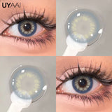 Yeknu  Color Contact Lenses Black Lens For Eye Cosmetic Woman accesories Blue Eyes Contact Makeup Beauty Colorcon Water Light
