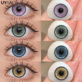 Yeknu  Colored Contact Lenses for Eyes Cosmetics Colorcon Purple Lenses Y2K Color Eye Contacts Blue Lenses  Pupils colored pupils