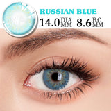 Yeknu  2pcs/1Pair Lenses with diopters Gray Color myopia Contact Lenses Aurora Europe Seriers Eye Color contact lenses Yearly