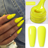 Yeknu  10ml Gold Glitter Gel Nail Polish Crystal Semi Permanent Soak Off UV Gel Varnish Nail Art Manicure Base Top Coat
