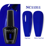 Yeknu  15ml Orange Color Nail Gel Polish Semi Permanent Red Pink Gellack Nail Art Salon Soak Off UV LED Glitter Nail Gel Varnish
