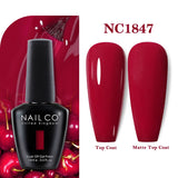 Yeknu  Flower Nude Red Pink Colors Series 15ml Gel Lacquer Lakiery Hybrydowe UV Nail Art Gel Varnishes For Nails Gel Nail Polish