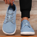 Yeknu  Minimalist Shoes for Men Breathable Comfortable Fashionable Wide Toe Barefoot Shoes Lightweight Adjustable Slip on Walking Shoes