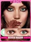 Yeknu  1Pair Color Contact Lenses for Blue Eyes Natural Pupils Green Ice Lenses Eye Color Contact Lens