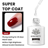Yeknu  10ml Jelly Nude Gel Nail Polish Crystal Translucent Coffee Soak Off Semi-Permanent Varnish Base Top Coat Manicure