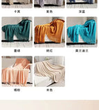Yeknu 2025 new room tassel towel blanket sofa towel bedside blanket bedside flag hotel blanket