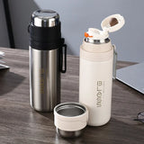 Yeknu  Thermos Bottle Stainless Steel Vacuum Gift Cup Household Office Coffee Milk Flask 500ml