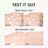 Yeknu  Primer Transparent Jelly Primer Color Rendering Long-lasting Makeup Invisible Pore Cream Moisturizing Matte Face Primer