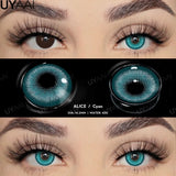 Yeknu  Cosplay Lenses Makeup Colored Pupil White Lenses Hallowen Contact Lenses Cosmetics Eye Contacts Black Lens Women Cosplay