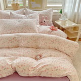 Yeknu Print Quilt Cover Girls Room Bedding Duvet Cover Skin-friendly Comforter Cover funda nordica (Pillowcase Need Order)
