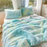 Yeknu  1Pc  Mink velvet fabric Colorful Soft Warm Sofa Throw Blankets Travel Blanket Warm Bedding All Season With zipper Duvet Covers