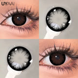 Yeknu  Color Contact Lenses Black Lens For Eye Cosmetic Woman accesories Blue Eyes Contact Makeup Beauty Colorcon Water Light