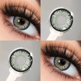 Yeknu  1 Pair Korean Colored Contact Lenses With Prescription Myopia Lenses Green Lenses Grey Lenses High Quality Contacts