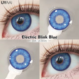 Yeknu  Fashion1 Pair  Color Contact Lenses High Quality Lenses Blue Myopia Lenses Makeup Gradient Lenses