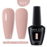 Yeknu  10ml Pearl Shell Color UV Gel Nail Polish Semi Permanent Golden Nail Art Gel Varnish Hybrid Nail Gel Polish Manicure Base