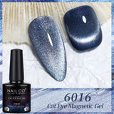 Yeknu  Transparent Cat Eye Gel Nail Polish 10ml UV Nail Art Semi Permanent Lakiery Hybrydowe Magnet SPAR Lacquer Gel Vernis Soak