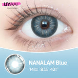 Yeknu  1Pair Fashion Big Lenses Colored Contact Lenses for Eyes Beauty Blue Eyes Lenses Natural Green Brown Grey Lens