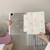 Yeknu  With pencil slot For iPad 2024 Air 11" 13" Pro 11 13 12.9 Case 10.2 7th 8th 9th Generation 2022 10th 10.9 inch Air 3 4 5 6 Cover