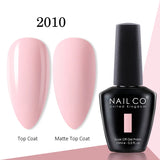 Yeknu  15ml Gel Nail Polish LED Semi-permanent Summer Varnish UV Vernis Blue Color Enamels For Nails Gellak Top Coat Base Polish