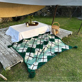Yeknu Office Nap Blanket Nordic Style Sofa Towel Bed End Decorative Blanket Plaid Tassel Pendant Knitted Blanket