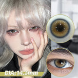 Yeknu  Glaze Series Contact Lenses for Eyes Color Beauty Pupils Natural Eye Lenses for Myopia 2pcs Brown Green Blue Makeup Lens