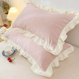 Yeknu  INS Style Pillowcases, Soft Pillow Covers for Home & Student Dorm, Large & Small Sizes, All-Match Universal Design