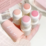 Yeknu  Cloud Soft Matte Blush Stick for a vibrant, brightening, natural bare makeup look, enhancing flawless skin tone