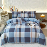 Yeknu  Cotton printing four-piece quilt cover student dormitory single bed sheet bedding three-piece set