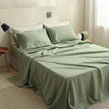 Yeknu  100% French Washed Pure Linen Sheets, Breathable and Durable Line King Size Sheets, Anti-Tear Line Bed Sheets, Machine Washable