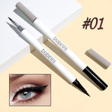 Yeknu  Dual-head eyeliner waterproof non-smudged and sweat-proof multi-function eye bag pen outline highlight liquid contour eyeliner
