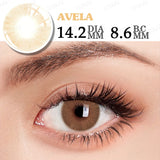 Yeknu  1Pair Color Contact Lenses for Blue Eyes Natural Pupils Green Ice Lenses Eye Color Contact Lens